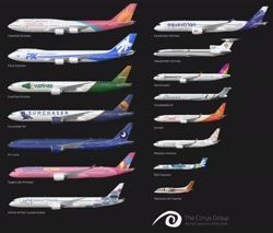 Size: 2220x1889 | Tagged: safe, artist:buckweiser, derpibooru import, boeing, boeing 727, boeing 737, boeing 747, boeing 747-8, boeing 747-8f, boeing 767, boeing 777, douglas dc-9, livery, plane