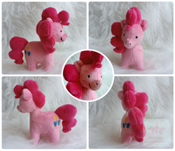 Size: 4935x4261 | Tagged: safe, artist:cutepencilcase, derpibooru import, pinkie pie, earth pony, pony, beady eyes, irl, photo, plushie, solo