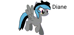Size: 948x452 | Tagged: safe, derpibooru import, oc, oc only, oc:diane, alicorn, pony, base used, confused, frown, gray coat, looking down, multicolored eyes, polygender, polygender pride flag, pride, pride flag, simple background, solo, tail, text, two toned hair, two toned tail, white background