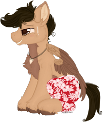 Size: 672x791 | Tagged: safe, artist:krazykari, derpibooru import, oc, oc only, oc:sunny daze, pegasus, pony, clothes, male, shorts, simple background, solo, stallion, transparent background