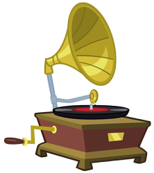 Size: 4532x5111 | Tagged: safe, artist:andoanimalia, derpibooru import, gramophone, no pony, phonograph, simple background, transparent background, vector