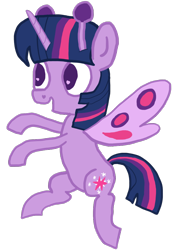 Size: 720x1033 | Tagged: safe, artist:wissle, derpibooru import, twilight sparkle, breezie, flutter pony, insect, pony, atg 2023, breeziefied, female, insect wings, mare, newbie artist training grounds, simple background, solo, species swap, transparent background, wings