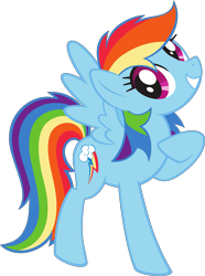 Size: 3395x4563 | Tagged: safe, derpibooru import, rainbow dash, pegasus, pony, g4, .svg available, female, mare, missing limb, official, simple background, solo, stock vector, svg, transparent background, vector