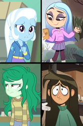 Size: 460x698 | Tagged: safe, derpibooru import, trixie, wallflower blush, equestria girls, equestria girls series, forgotten friendship, andrea davenport, coincidence, coincidence i think not, comparison, female, libby stein-torres, photo, the ghost and molly mcgee