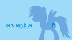 Size: 1920x1080 | Tagged: safe, artist:replacer808, derpibooru import, rainbow dash, pegasus, pony, female, lineless, mare, minimalist, profile, silhouette, simple background, solo, song cover, spread wings, standing, wings