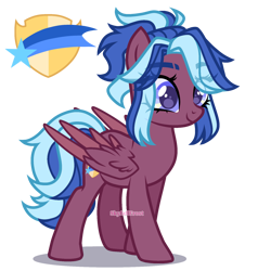 Size: 1488x1560 | Tagged: safe, artist:skyfallfrost, derpibooru import, oc, oc only, oc:ebony sky, pegasus, pony, female, mare, simple background, solo, transparent background