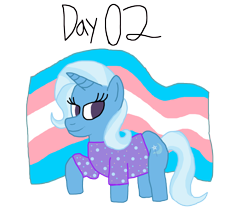 Size: 3000x2673 | Tagged: safe, artist:ktd1993, derpibooru import, trixie, mouthpiece, pride, pride flag, simple background, solo, transgender pride flag, transparent background