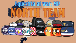 Size: 1920x1080 | Tagged: safe, artist:teng13245, derpibooru import, equestria at war mod, clothes, eyepatch, hat, map, military uniform, polandball, simple background, uniform