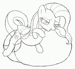 Size: 2016x1857 | Tagged: safe, artist:mizhisha, derpibooru import, fluttershy, pegasus, pony, balloon, balloon fetish, balloon riding, black and white, female, fetish, grayscale, lidded eyes, mare, monochrome, simple background, sketch, smiling, solo, that pony sure does love balloons, white background