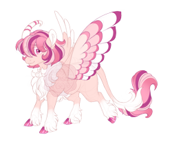 Size: 3400x2800 | Tagged: safe, artist:gigason, derpibooru import, oc, oc only, oc:slow dance, alicorn, pony, colored wings, curved horn, horn, male, multicolored wings, simple background, solo, stallion, transparent background, wings