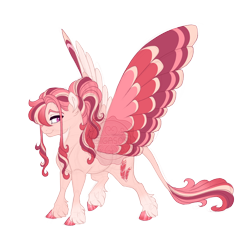 Size: 3500x3400 | Tagged: safe, artist:gigason, derpibooru import, oc, oc only, oc:love poetry, pegasus, pony, colored wings, female, mare, multicolored wings, simple background, solo, transparent background, wings