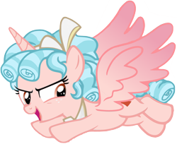 Size: 6356x5175 | Tagged: safe, derpibooru import, cozy glow, alicorn, pony, absurd resolution, alicornified, cozycorn, female, filly, flying, foal, race swap, simple background, solo, transparent background, wip