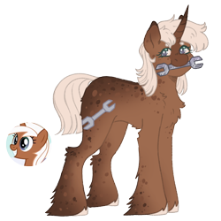 Size: 1000x1000 | Tagged: safe, artist:kazmuun, derpibooru import, silver spanner, pony, mouth hold, simple background, solo, transparent background, wrench