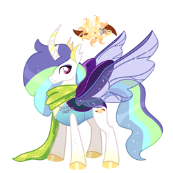 Size: 2000x2000 | Tagged: safe, artist:dixieadopts, derpibooru import, oc, oc:atlas, changepony, hybrid, interspecies offspring, male, offspring, parent:princess celestia, parent:thorax, parents:thoralestia, simple background, solo, transparent background