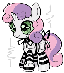 Size: 463x528 | Tagged: safe, artist:muffinz, derpibooru import, sweetie belle, sweetie bot, pony, robot, robot pony, bot, bow, cute, simple background, solo, white background
