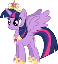 Size: 4796x5285 | Tagged: safe, derpibooru import, edit, edited screencap, editor:incredibubbleirishguy, screencap, twilight sparkle, twilight sparkle (alicorn), alicorn, magical mystery cure, background removed, big crown thingy, crown, element of magic, hoof shoes, jewelry, magical mystery cure 10th anniversary, needs more jpeg, needs more png, princess shoes, regalia, solo, spread wings, wings