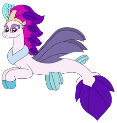 Size: 2327x2448 | Tagged: safe, artist:supahdonarudo, derpibooru import, queen novo, seapony (g4), my little pony: the movie, atg 2023, newbie artist training grounds, simple background, solo, transparent background