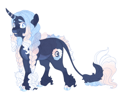 Size: 3500x2700 | Tagged: safe, artist:gigason, derpibooru import, oc, oc:moon cloud, classical unicorn, pony, unicorn, cloven hooves, female, glasses, horn, leonine tail, mare, simple background, solo, tail, transparent background, unshorn fetlocks