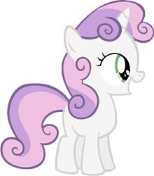 Size: 4000x4544 | Tagged: safe, artist:isaacmorris, derpibooru import, sweetie belle, pony, unicorn, female, filly, foal, simple background, solo, transparent background