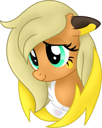 Size: 758x947 | Tagged: safe, artist:pure-blue-heart, derpibooru import, oc, oc only, oc:sparky, earth pony, pony, chest fluff, commission, ear fluff, ears, ears back, earth pony oc, female, green eyes, mare, simple background, solo, transparent background