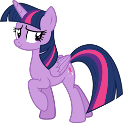 Size: 8418x8459 | Tagged: safe, artist:alandssparkle, derpibooru import, twilight sparkle, twilight sparkle (alicorn), alicorn, pony, female, raised hoof, raised leg, simple background, solo, transparent background, vector