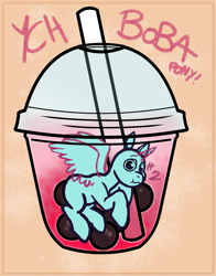 Size: 1749x2231 | Tagged: safe, derpibooru import, oc, alicorn, earth pony, pegasus, pony, unicorn, advertisement, auction open, boba tea, commission, commission info, cup, solo, straw, ych sketch, your character here