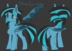 Size: 1920x1370 | Tagged: safe, artist:neon icy wings, derpibooru import, oc, oc only, oc:neon icy wings, bat pony, pony, reference sheet, simple background