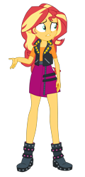 Size: 1900x3967 | Tagged: safe, artist:gmaplay, derpibooru import, sunset shimmer, better together, equestria girls, holidays unwrapped, boots, saving pinkie's pie, shoes, simple background, solo, transparent background, worried