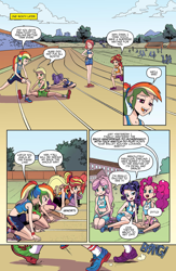 Size: 1950x2996 | Tagged: safe, artist:pencils, derpibooru import, edit, human, comic:equestria girls: canterlot: march radness (edited skin), equestria girls