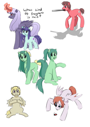 Size: 2894x4093 | Tagged: safe, derpibooru import, alicorn, earth pony, insect, ladybug, pegasus, pony, unicorn, baseball bat, crossover, higurashi no naku koro ni, ponified, species swap