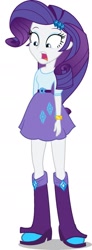 Size: 710x1920 | Tagged: safe, derpibooru import, editor:conorlordofcteation, screencap, rarity, equestria girls, boots, shoes, simple background, solo, white background