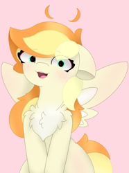 Size: 1071x1440 | Tagged: safe, artist:sodapop sprays, derpibooru import, oc, oc:sodapop sprays, pegasus, pony, chest fluff, ear fluff, ears, female, mare, solo, yandere