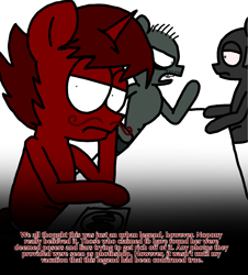 Size: 3023x3351 | Tagged: safe, artist:professorventurer, derpibooru import, oc, oc:enrique, oc:smokey, oc:whiskers, pony, series:ask pippamena, backstory, cafeteria, flashback