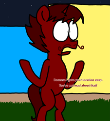 Size: 3023x3351 | Tagged: safe, artist:professorventurer, derpibooru import, oc, oc:enrique, series:ask pippamena, bipedal, confused, maretime bay