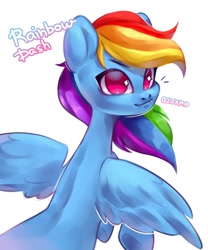 Size: 1702x2048 | Tagged: safe, artist:02vxmp, derpibooru import, rainbow dash, pegasus, pony, eyebrow piercing, lip piercing, looking back, no pupils, piercing, solo, spread wings, wings