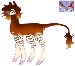 Size: 2688x2402 | Tagged: safe, artist:sleepy-nova, derpibooru import, oc, oc:cascade, okapi, glasses, simple background, solo, transparent background