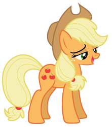 Size: 6527x7371 | Tagged: safe, artist:estories, derpibooru import, applejack, earth pony, pony, absurd resolution, applejack's hat, clothes, cowboy hat, hat, simple background, solo, transparent background, vector