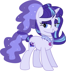 Size: 8312x8944 | Tagged: safe, artist:shootingstarsentry, derpibooru import, oc, oc:moonlight star, pony, unicorn, absurd resolution, female, magical lesbian spawn, mare, offspring, parent:nightmare moon, parent:starlight glimmer, simple background, solo, transparent background