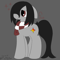 Size: 1020x1020 | Tagged: safe, artist:castafae, derpibooru import, oc, oc only, oc:faint rune, earth pony, pony, female, solo