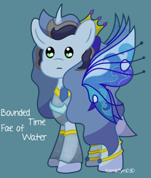 Size: 5000x5894 | Tagged: safe, alternate version, artist:kosmiktym, derpibooru import, oc, oc only, oc:bounded-time, pony, fairy, fairy wings, simple background, solo, wings