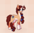 Size: 1950x1870 | Tagged: safe, artist:_alixxie_, derpibooru import, oc, oc only, pony, unicorn, blaze (coat marking), cloven hooves, coat markings, cute, facial markings, female, freckles, grin, hair tie, heart, looking at you, mare, pale belly, simple background, smiling, smiling at you, socks (coat marking), solo