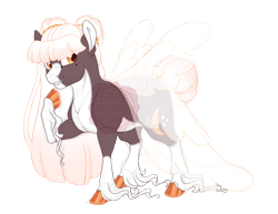 Size: 3500x2700 | Tagged: safe, artist:gigason, derpibooru import, oc, oc:glitter trail, pegasus, pony, colored wings, female, mare, simple background, solo, transparent background, wings