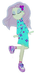 Size: 658x1277 | Tagged: safe, derpibooru import, edit, edited screencap, editor:avilmig, screencap, fluttershy, better together, equestria girls, the last drop, the last drop: fluttershy, background removed, cute, dancing, eyes closed, shyabetes, simple background, transparent background