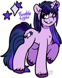 Size: 1305x1635 | Tagged: safe, artist:sexygoatgod, derpibooru import, oc, oc only, oc:twinkle light, unicorn, adoptable, female, offspring, parent:shining armor, parent:twilight sparkle, parents:shining sparkle, product of incest, simple background, solo, transparent background