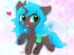 Size: 4000x3000 | Tagged: safe, artist:zokkili, derpibooru import, queen chrysalis, changeling, changeling queen, beanbrows, cute, cutealis, eyebrows, eyebrows visible through hair, female, heart, high res, looking at you, signature, smiling, smiling at you, solo, sparkles, tongue, tongue out, wings