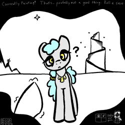 Size: 1020x1020 | Tagged: safe, artist:castafae, derpibooru import, oc, earth pony, pony, unicorn, female, head tilt, lidded eyes