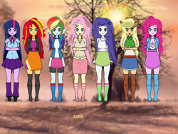 Size: 800x600 | Tagged: safe, derpibooru import, applejack, fluttershy, pinkie pie, rainbow dash, rarity, sci-twi, sunset shimmer, twilight sparkle, human, equestria girls, humane five, humane seven, humane six, humanized, kisekae