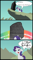 Size: 1302x2352 | Tagged: safe, artist:philith, edit, rarity, pony, unicorn, comic, dumb rock, egyptian, female, filly, foal, hieroglyphics, rosetta stone, sonic rainboom, stargate