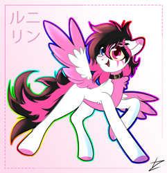 Size: 1974x2048 | Tagged: safe, artist:tz055, derpibooru import, oc, oc:lunylin, pegasus, pony, solo