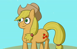 Size: 5100x3300 | Tagged: safe, artist:toonyloo, derpibooru import, applejack, earth pony, female, hat, solo